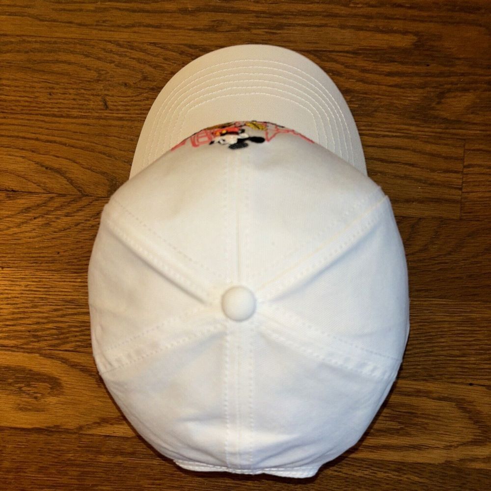 Mickey Mouse‎ San Francisco Skyline Disney Store White Cap Hat Adjustable Retro - Picture 4 of 7